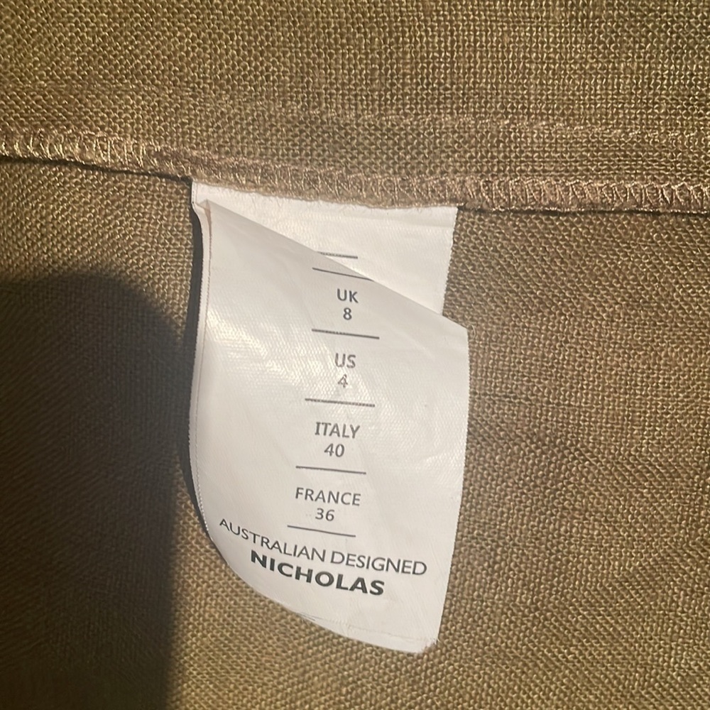 Nicholas Button Front Double Strap Sleeveless Dre… - image 3